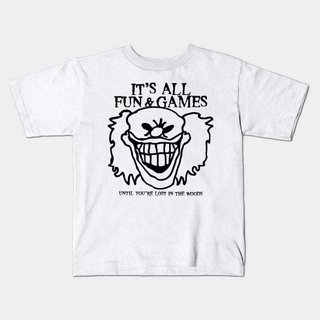 It's All Fun & Games Kids T-Shirt by LizzSable